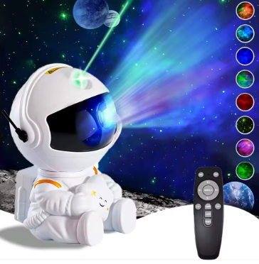 Projetor AstroGalaxy LED – Lâmpada Estrelada com Nebulosa 360° | Luz Noturna Decorativa para Quarto, Crianças e Presentes