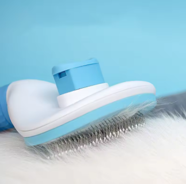 HappyPet Escova Desembaraçadora para Cães e Gatos – Pente de Aço Inoxidável para Pelos Longos | Acessório de Higiene e Cuidados Pet