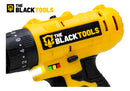 Parafusadeira E Furadeira De Impacto 3/8 The Black Tools Tb21-pz Com 2 Baterias E Acessorios
