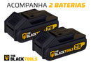Parafusadeira E Furadeira De Impacto 3/8 The Black Tools Tb21-pz Com 2 Baterias E Acessorios