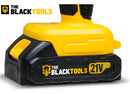 Parafusadeira E Furadeira De Impacto 3/8 The Black Tools Tb21-pz Com 2 Baterias E Acessorios