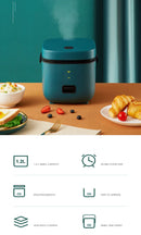 Mini Panela Elétrica de Arroz 1,2L – Cozinha Automática, Antiaderente