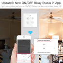 Moes WiFi + RF Smart Ceiling Fan & Light Switch – Controle por App, Voz e RF Remote