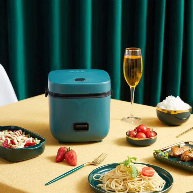 Mini Panela Elétrica de Arroz 1,2L – Cozinha Automática, Antiaderente