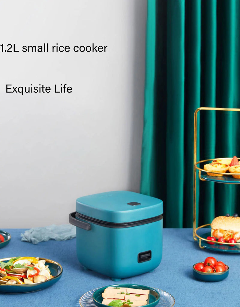 Mini Panela Elétrica de Arroz 1,2L – Cozinha Automática, Antiaderente