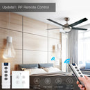 Moes WiFi + RF Smart Ceiling Fan & Light Switch – Controle por App, Voz e RF Remote