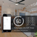 Moes WiFi + RF Smart Ceiling Fan & Light Switch – Controle por App, Voz e RF Remote