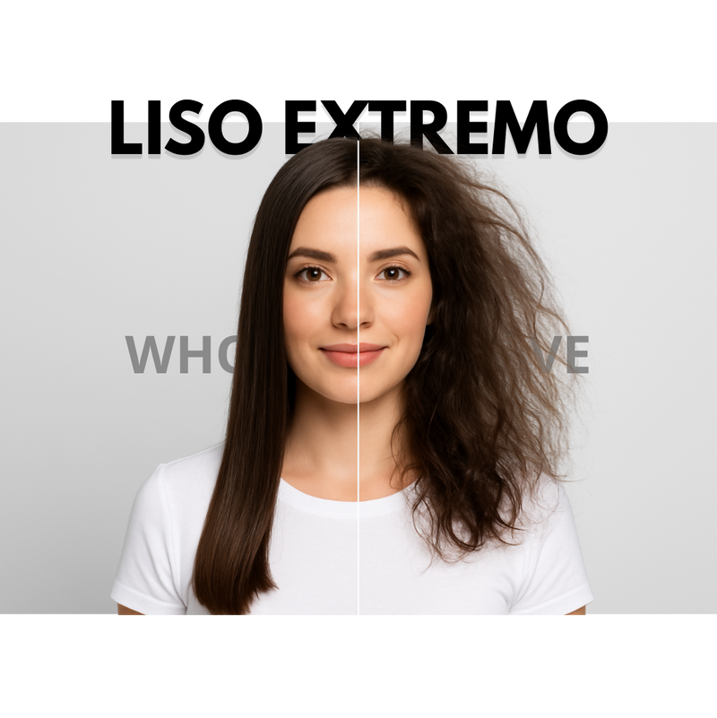 Liso Extremo Escova Alisadora - Mais rápida e mais segura