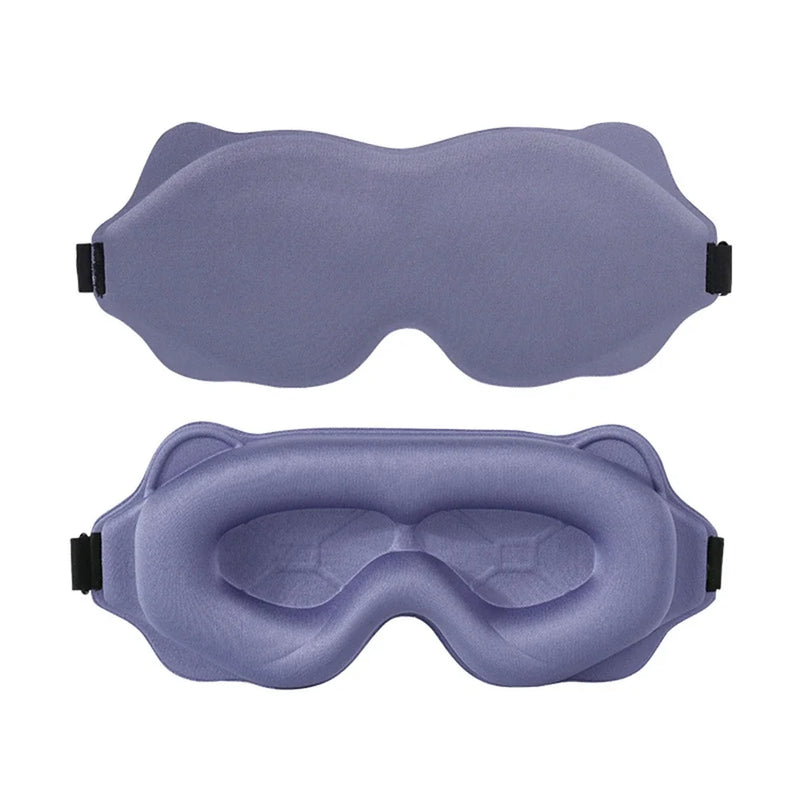 Máscara de Dormir 3D Conforto Total – Bloqueia 100% da Luz & Alívio para os Olhos
