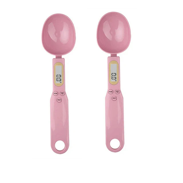 Mini Colher Balança Digital – LCD, Alta Precisão 0,1–500g para Café, Farinha, Leite e Confeitaria