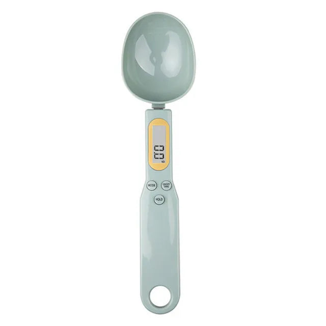 Mini Colher Balança Digital – LCD, Alta Precisão 0,1–500g para Café, Farinha, Leite e Confeitaria