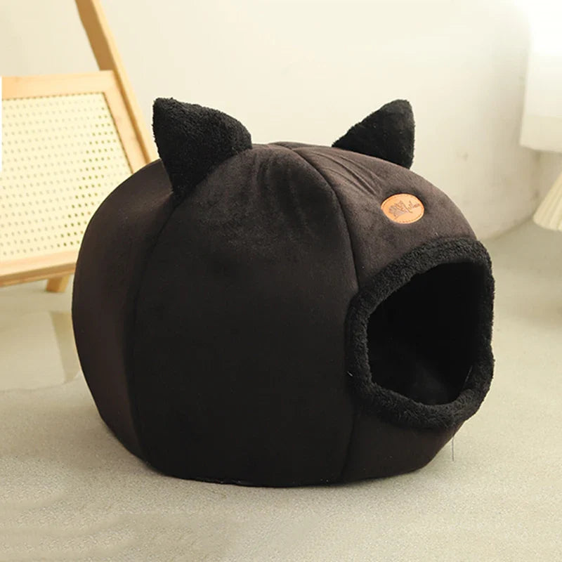 Cama Toca de Inverno para Gatos – Conforto e Aconchego para Seu Pet