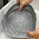 Cesto de Silicone Dobrável para Air Fryer – Reutilizável, Antiaderente e Resistente ao Calor