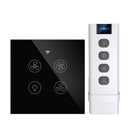 Moes WiFi + RF Smart Ceiling Fan & Light Switch – Controle por App, Voz e RF Remote
