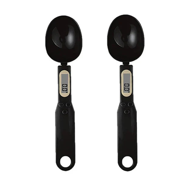 Mini Colher Balança Digital – LCD, Alta Precisão 0,1–500g para Café, Farinha, Leite e Confeitaria