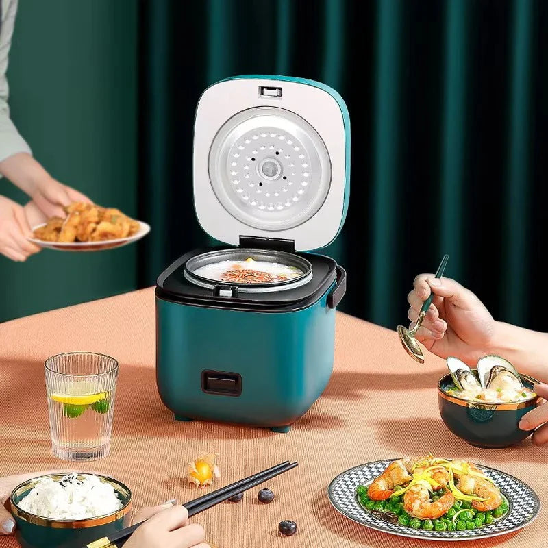Mini Panela Elétrica de Arroz 1,2L – Cozinha Automática, Antiaderente