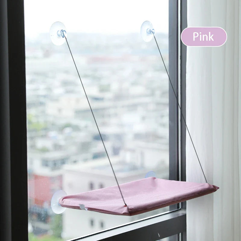 Rede Suspensa para Gatos – Conforto e Diversão com Vista para o Exterior