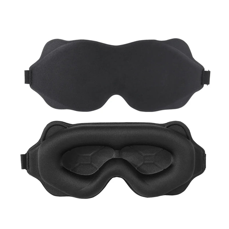 Máscara de Dormir 3D Conforto Total – Bloqueia 100% da Luz & Alívio para os Olhos