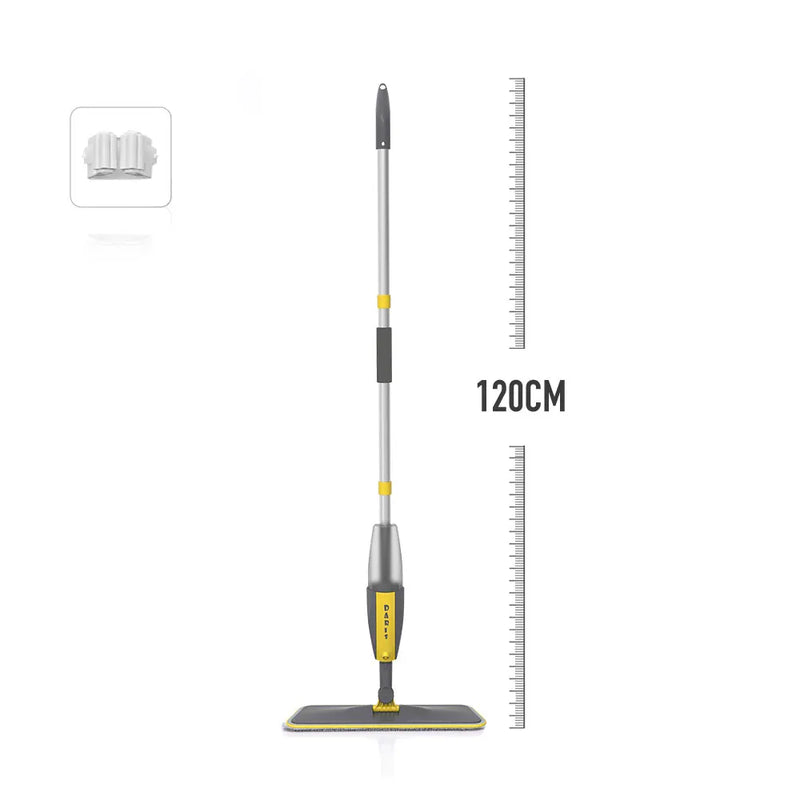 Vassoura magica – Mopa Rotativa 360° com Spray e Pads de Microfibra