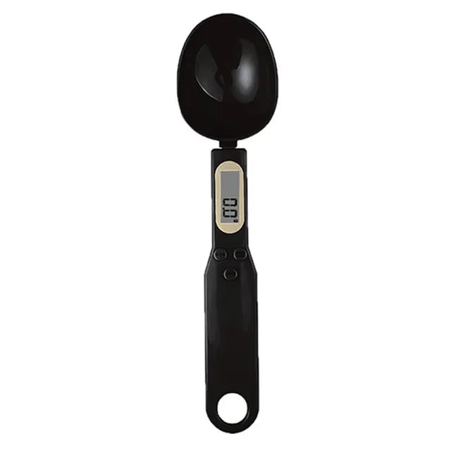 Mini Colher Balança Digital – LCD, Alta Precisão 0,1–500g para Café, Farinha, Leite e Confeitaria
