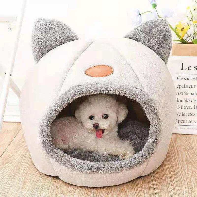 Cama Toca de Inverno para Gatos – Conforto e Aconchego para Seu Pet