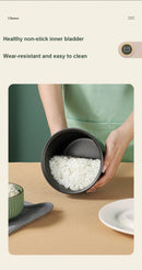 Mini Panela Elétrica de Arroz 1,2L – Cozinha Automática, Antiaderente