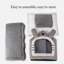 Casinha Dobrável para Gatos e Cães – Conforto e Aquecimento para o Inverno