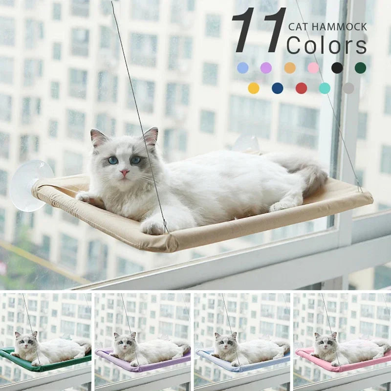 Rede Suspensa para Gatos – Conforto e Diversão com Vista para o Exterior