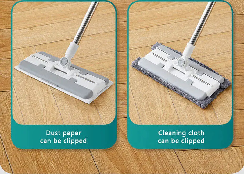 Mopa Eletrostática para Poeira – Clip-On Face Towel Mop