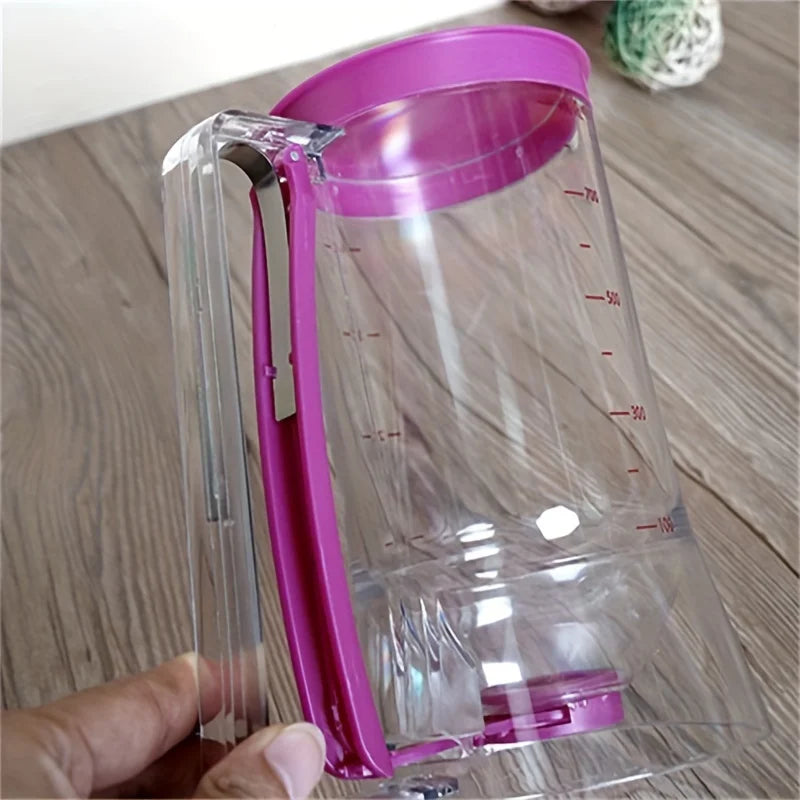 Dosador de Massa 900ml – Dispenser Manual com Medição para Cupcakes, Panquecas, Waffles e Bolos