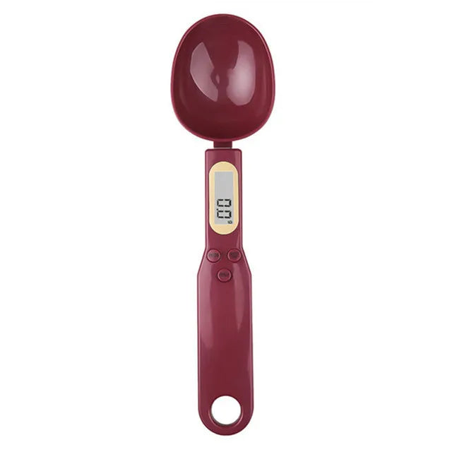 Mini Colher Balança Digital – LCD, Alta Precisão 0,1–500g para Café, Farinha, Leite e Confeitaria