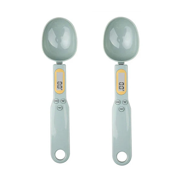 Mini Colher Balança Digital – LCD, Alta Precisão 0,1–500g para Café, Farinha, Leite e Confeitaria