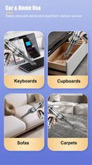 Aspirador Portátil sem Fio – Alta Sucção para Carro e Casa