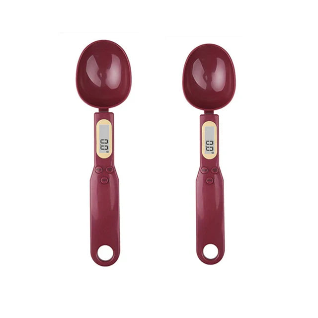 Mini Colher Balança Digital – LCD, Alta Precisão 0,1–500g para Café, Farinha, Leite e Confeitaria