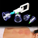 Kit de Ventosas a Vácuo 6 Peças com Bomba Manual – Massagem, Detox e Terapia Anticelulite