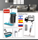 Vassoura magica – Mopa Rotativa 360° com Spray e Pads de Microfibra