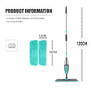 Vassoura magica – Mopa Rotativa 360° com Spray e Pads de Microfibra