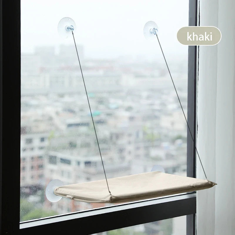 Rede Suspensa para Gatos – Conforto e Diversão com Vista para o Exterior