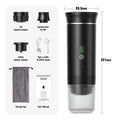 Máquina de Café Espresso Portátil 3 em 1 – 20 Bares de Pressão, Recarregável via USB, Para Cápsulas e Café Moído