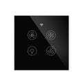 Moes WiFi + RF Smart Ceiling Fan & Light Switch – Controle por App, Voz e RF Remote