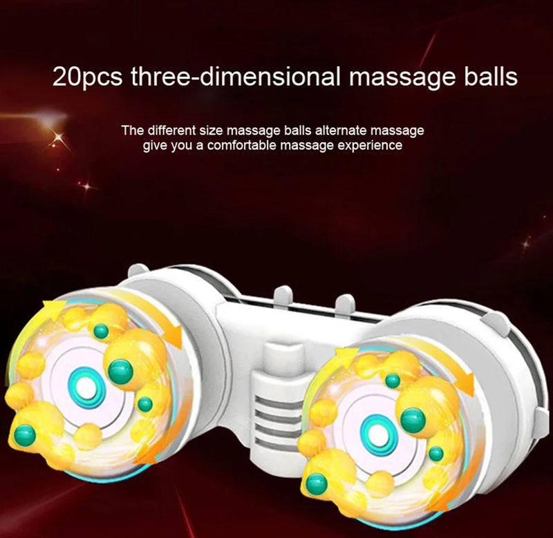 Massageador Elétrico para Pés com Terapia de Calor Shiatsu – Alívio da Dor e Relaxamento Muscular