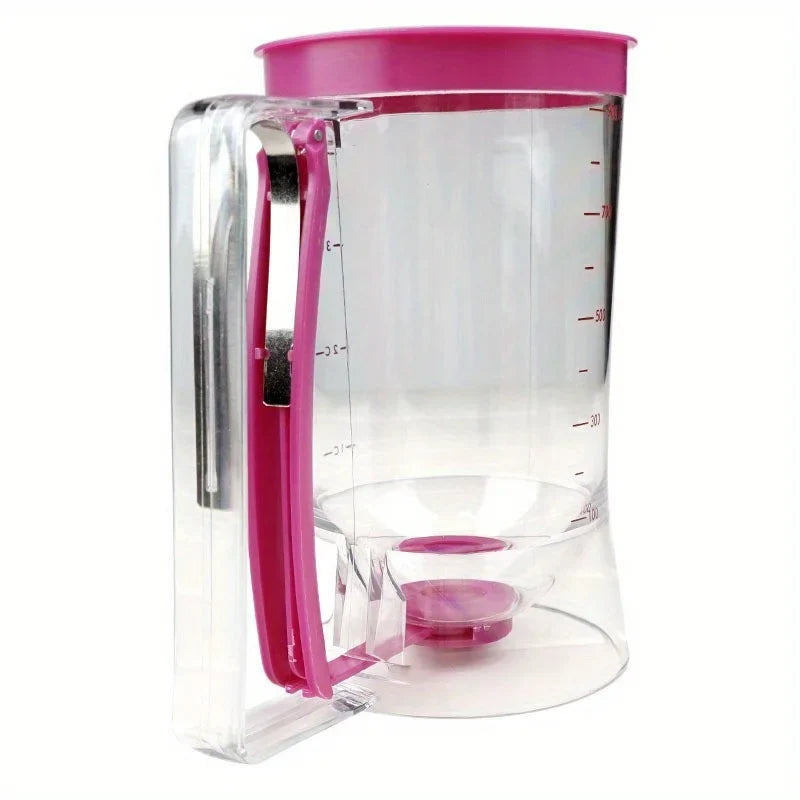 Dosador de Massa 900ml – Dispenser Manual com Medição para Cupcakes, Panquecas, Waffles e Bolos