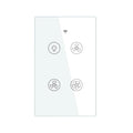 Moes WiFi + RF Smart Ceiling Fan & Light Switch – Controle por App, Voz e RF Remote
