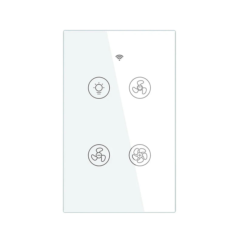 Moes WiFi + RF Smart Ceiling Fan & Light Switch – Controle por App, Voz e RF Remote