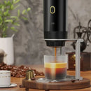 Máquina de Café Espresso Portátil 3 em 1 – 20 Bares de Pressão, Recarregável via USB, Para Cápsulas e Café Moído