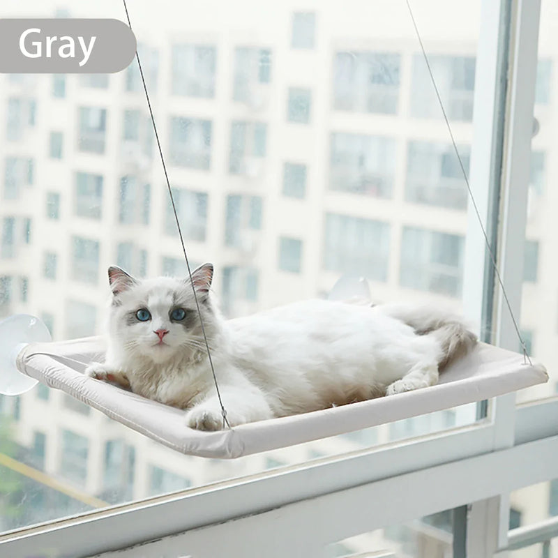Rede Suspensa para Gatos – Conforto e Diversão com Vista para o Exterior