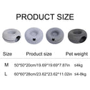 Cama Donut em Feltro para Gatos – Conforto e Brincadeira em Um Só Produto