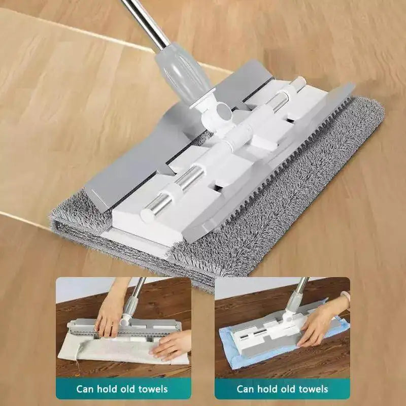 Mopa Eletrostática para Poeira – Clip-On Face Towel Mop