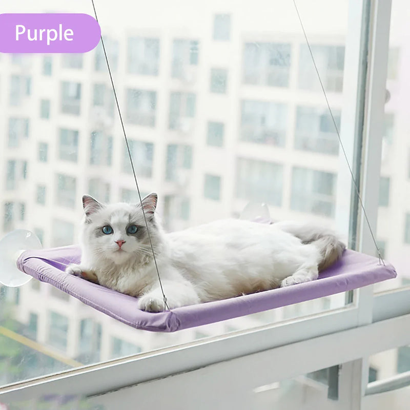 Rede Suspensa para Gatos – Conforto e Diversão com Vista para o Exterior