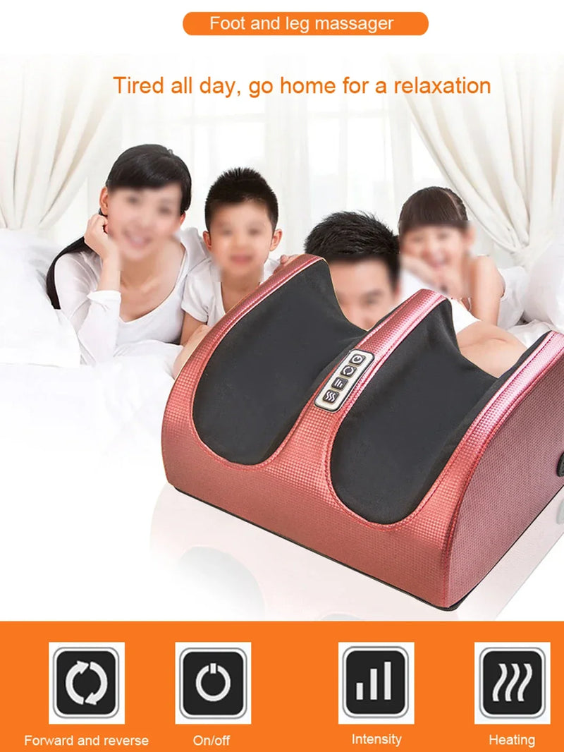 Massageador Elétrico para Pés com Terapia de Calor Shiatsu – Alívio da Dor e Relaxamento Muscular